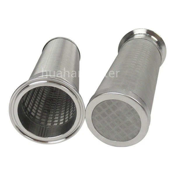 Huahang 304 Stainless Steel Mesh Filter Element 77x200