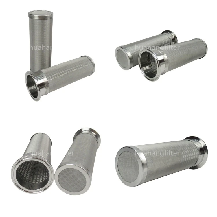 Huahang 304 Stainless Steel Mesh Filter Element 77x200 Huahang 304 Stainless Steel Mesh Filter Element 77x200