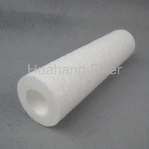 10 polegadas de polipropileno fundido soprado 5 micron sedimento filtro de água cartucho 4,5 X 10